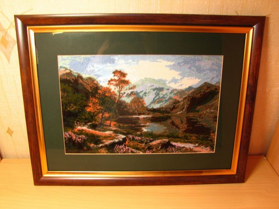 Работа «Озеро в горах»