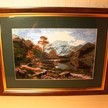 Работа «Озеро в горах»