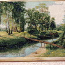 Работа «Мостик через ручей»