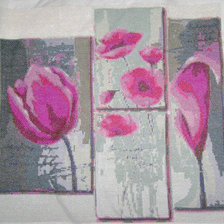 Работа «цветочный триптих»