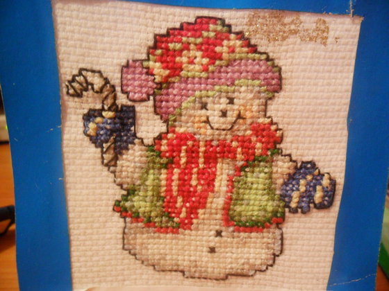 Работа «Снеговик»