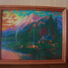 Работа «Домик в горах»