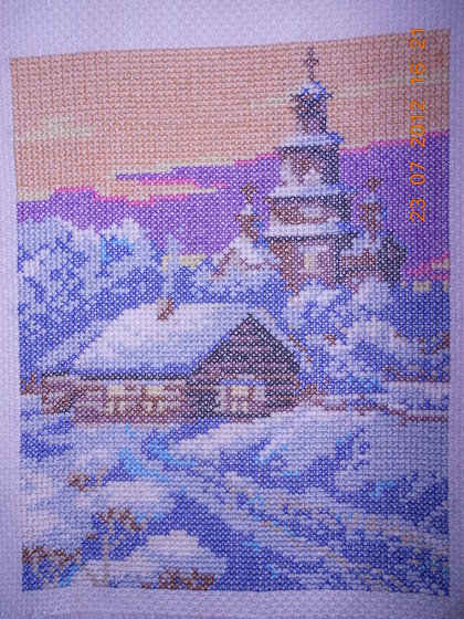 Работа «Зимний пейзаж»