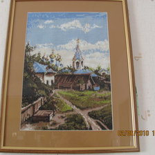 Работа «Московский дворик»