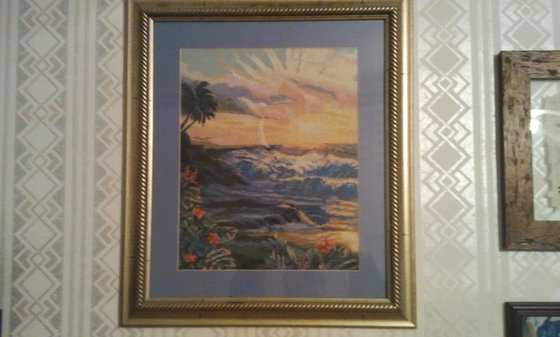 Работа «Одинокий парусник»