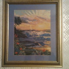 Работа «Одинокий парусник»