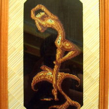 Работа «Девушка и скат»