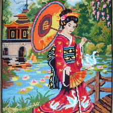 Работа «Японская красавица»