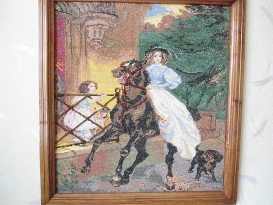 Работа «Всадница»