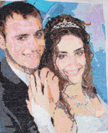 Работа «наш свадебный портрет)»