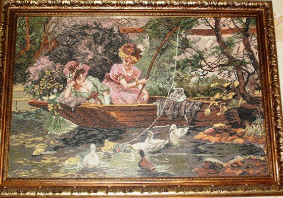 Работа «Барышни-рыбачки»