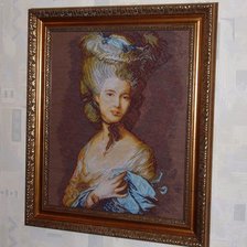 Работа «Дама в голубом»