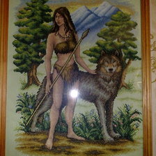 Работа «Охотница»