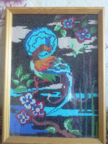 Работа «сказочная птица»