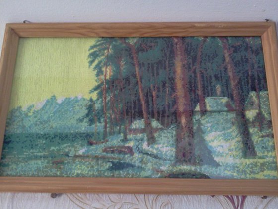 Работа «Весенний лес»