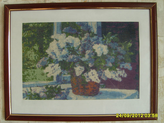 Работа «Сирень»