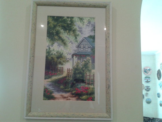 Работа «Домик в деревне»