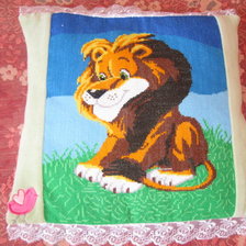 Работа «подушечка "левеня"»