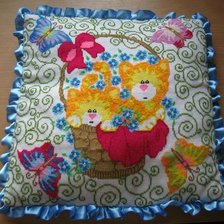 Работа «подушечка"кошенята"»