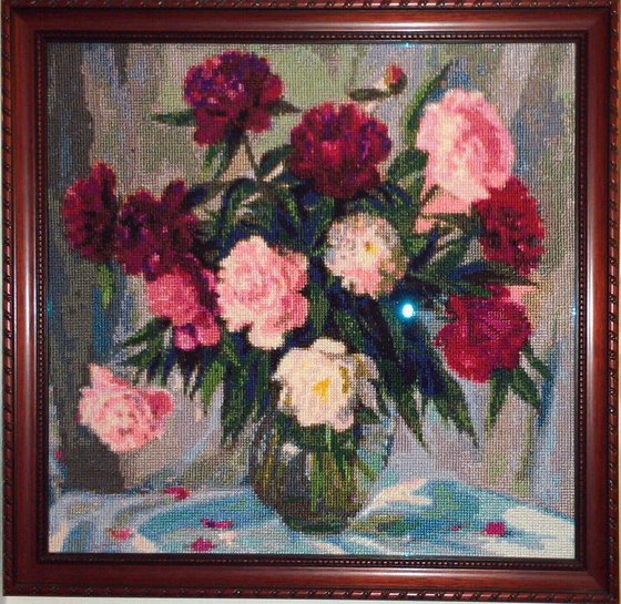 Работа «Пионы»