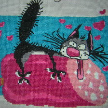 Работа «кот с колбасой»