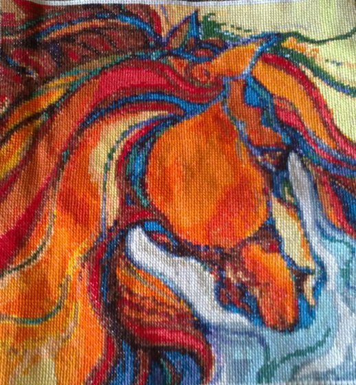 Работа «Огненная лошадь»