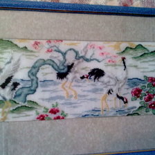 Работа «Журавли»