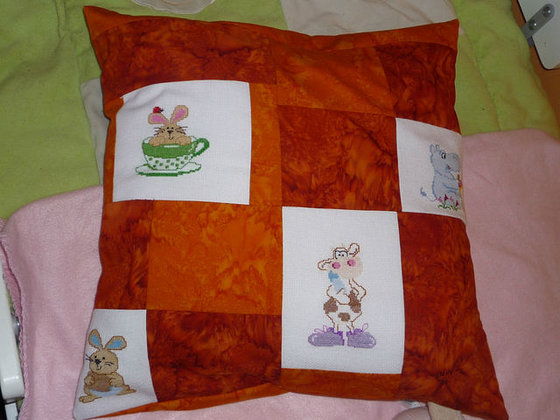 Работа «Подушка в подарок»