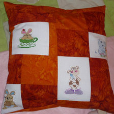 Работа «Подушка в подарок»