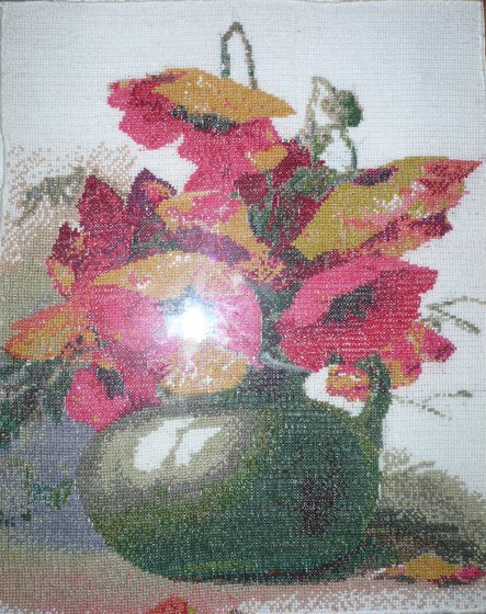 Работа «маки в графине»