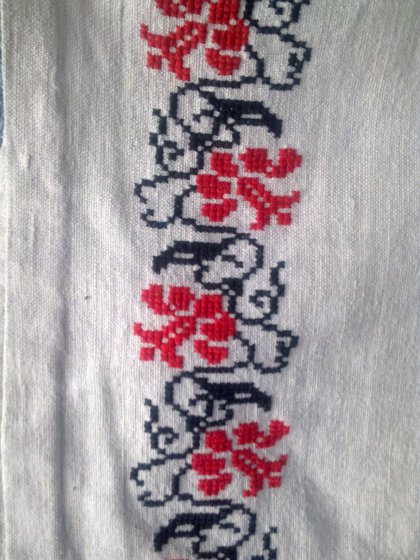 Работа «Старинный узор "Лилии". Юбка.»