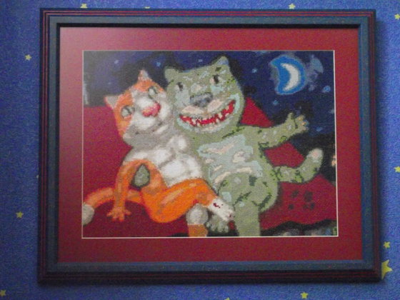 Работа «Коты на крыше/Лазарев»