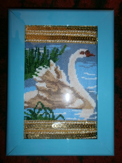 Работа «Одинокий лебедь»