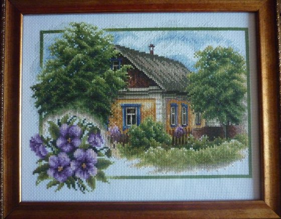 Работа «Лето в деревне»