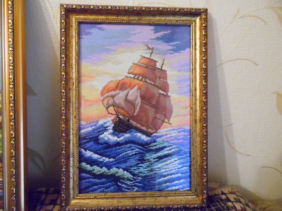 Работа «парусник»