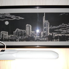 Работа «Ночной город,Золотое руно.»