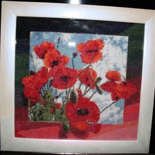 Работа «Маки в окне»