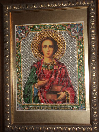 Работа «Св.Пантелеймон(бисер)»