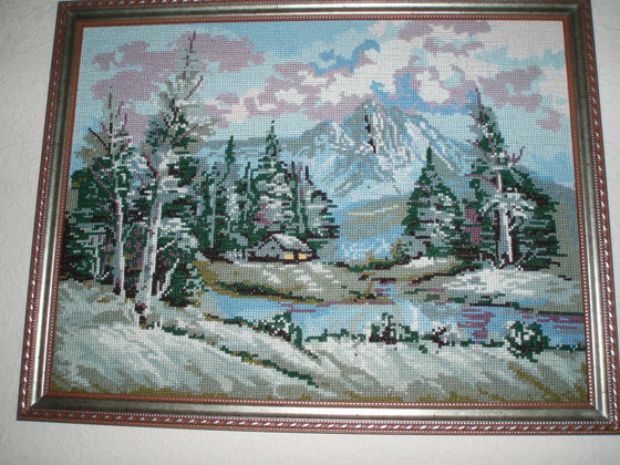 Работа «Зимний лес»