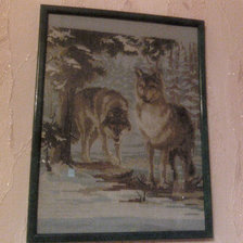 Работа «Волки в ночи»