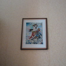 Работа «Японка зима»