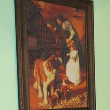 Работа «По картине  Arthur John Elsley. Канва 25. размер 50 х 70 см.»