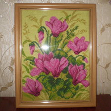 Работа «Цикламены»