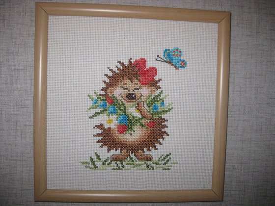 Работа «ежик два»