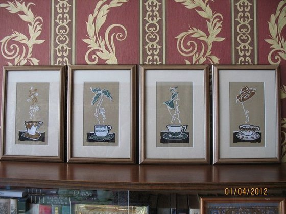 Работа «кофейные чашки»