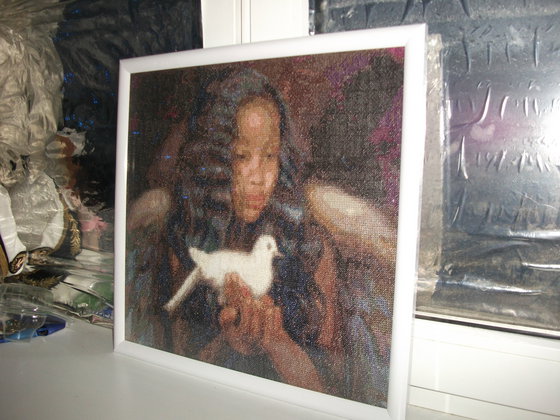 Работа «"Девочка с голубем"»