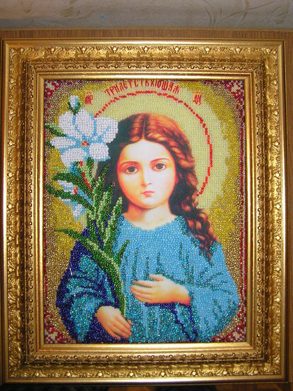 Работа «Богородица Трилетствующая»
