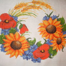 Работа «венок Украины»