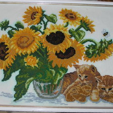 Работа «Подсолнухи»