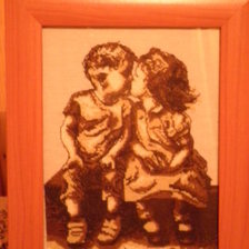 Работа «первый поцелуй»